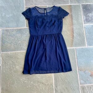 EUC navy dress